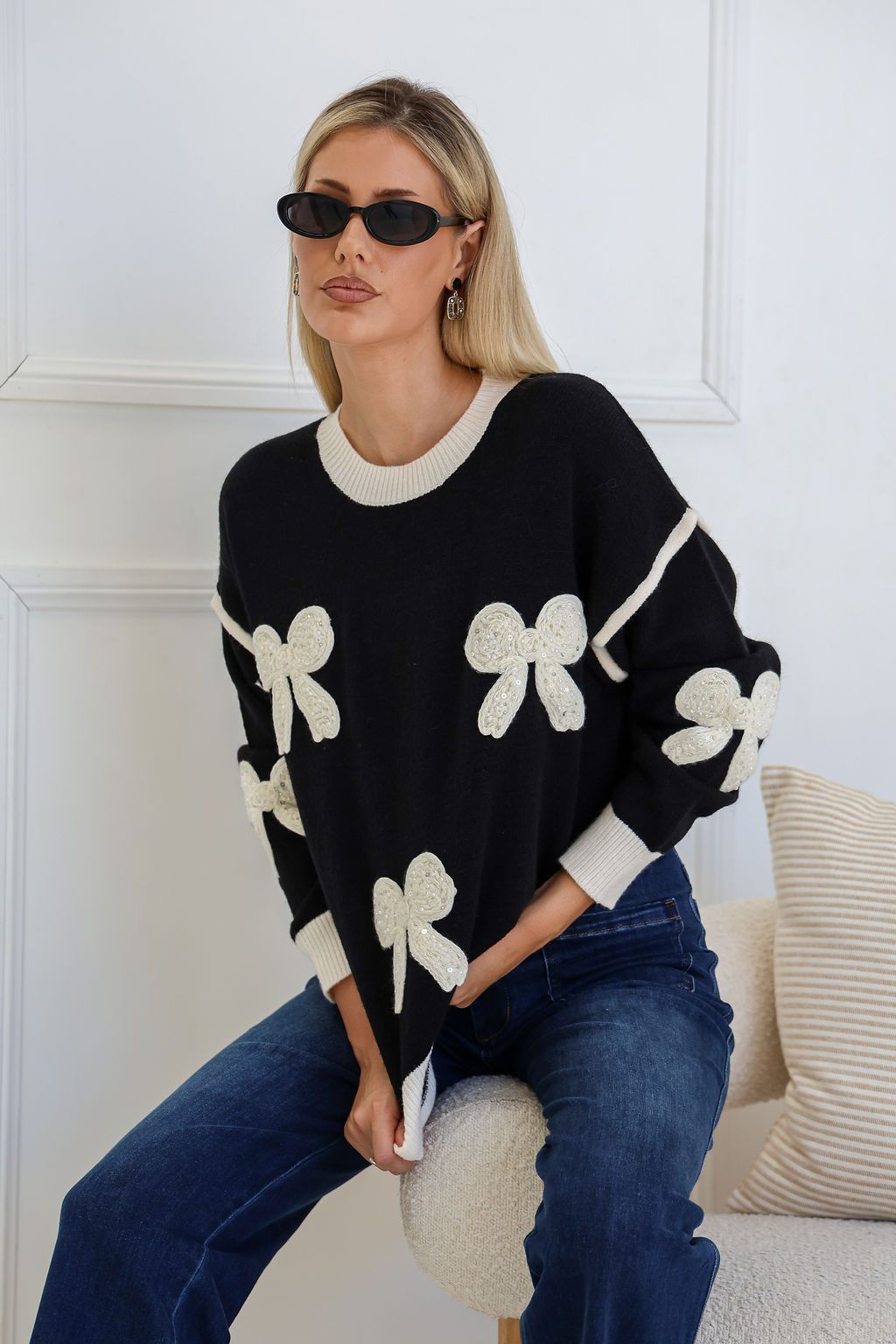 Bella Bow Knit