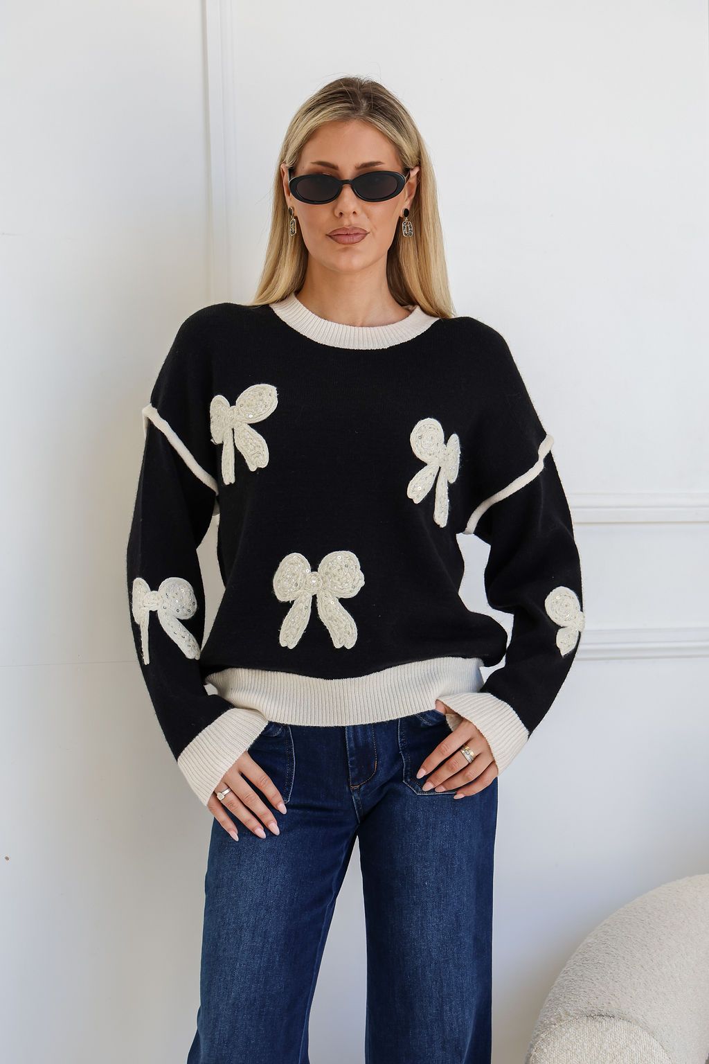 Bella Bow Knit