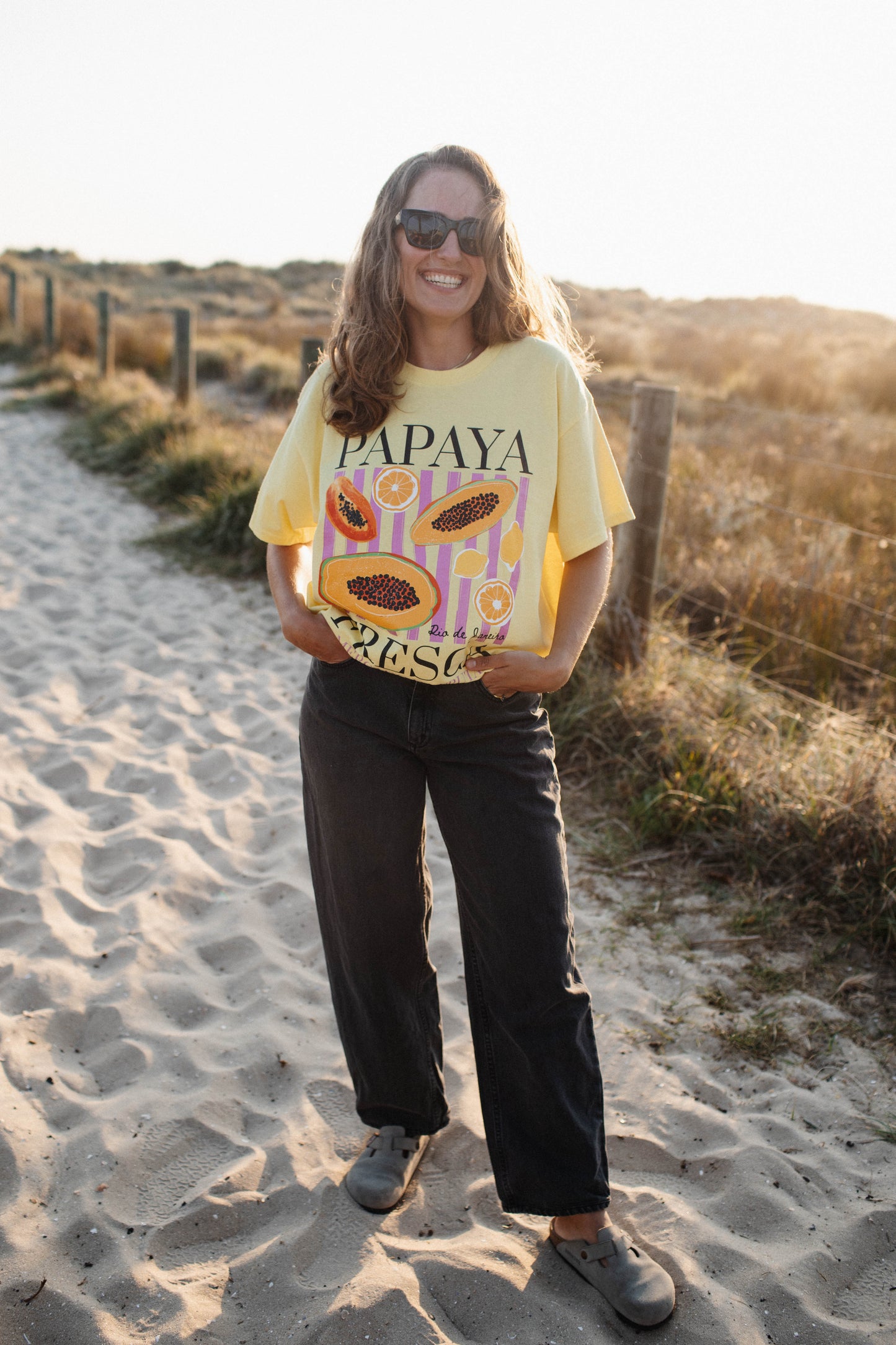Papaya Fresca Oversized Tee (Pre Order)