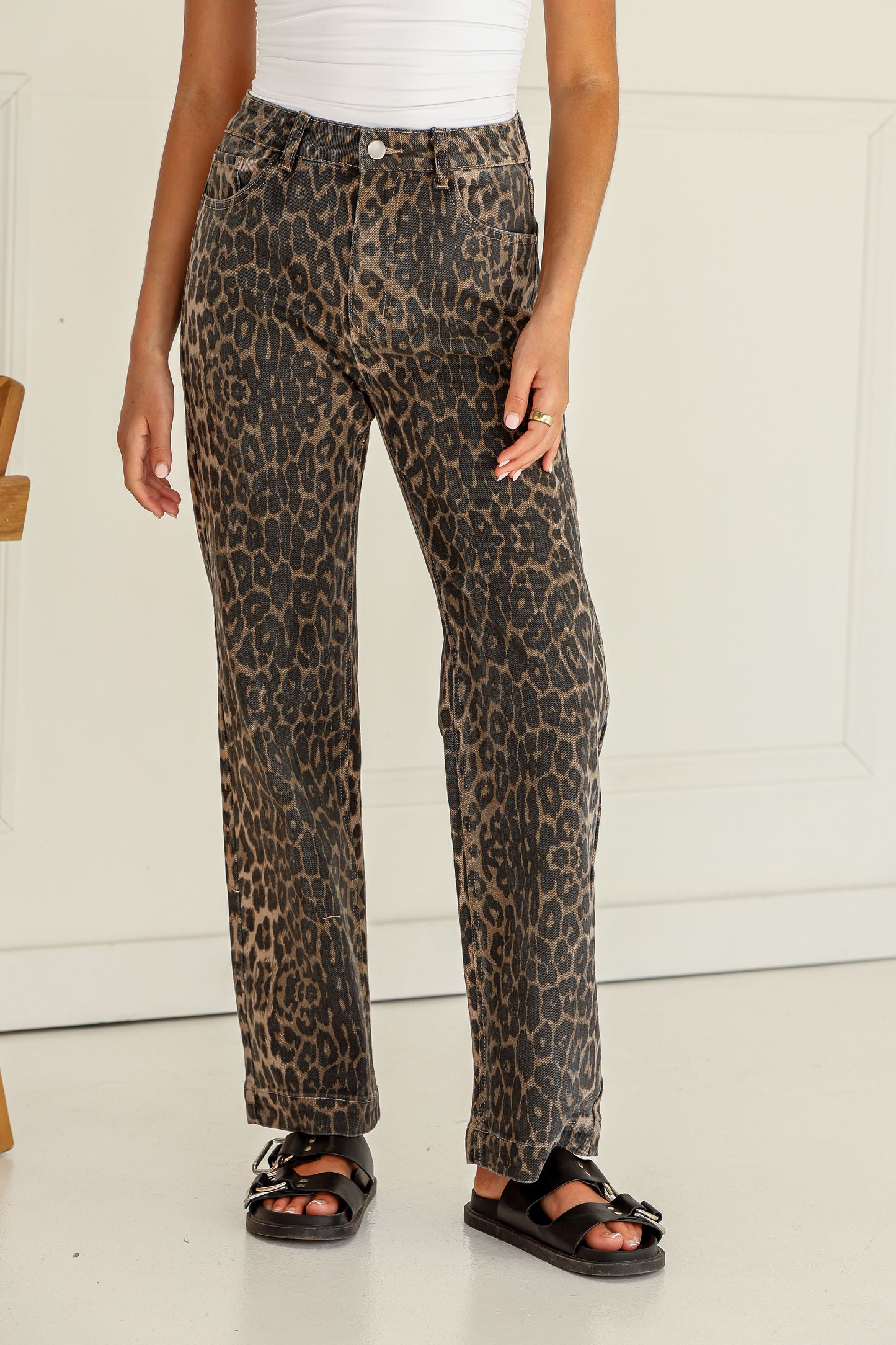 Leopard Jeans