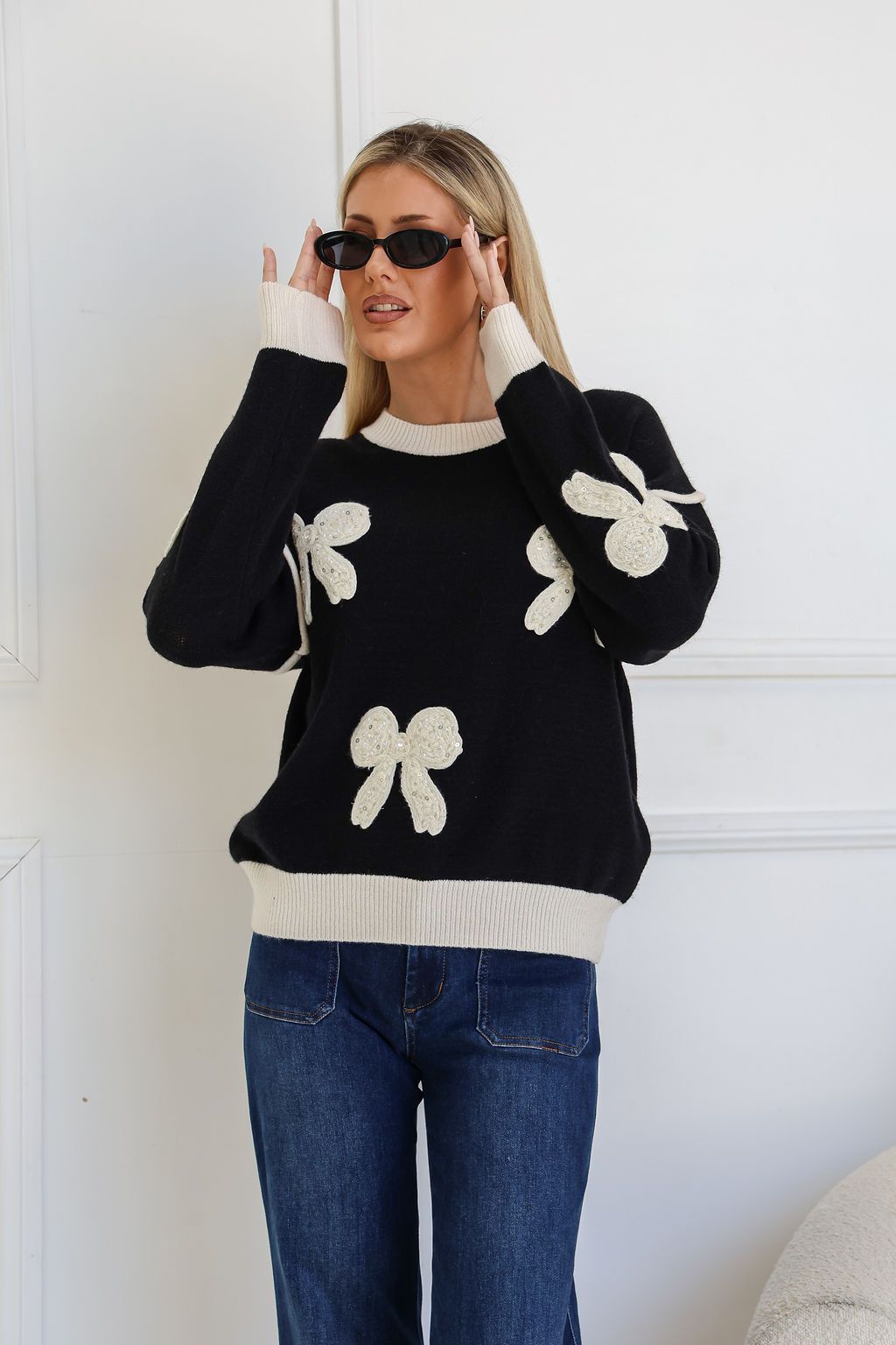 Bella Bow Knit