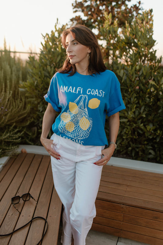 Amalfi Coast Lemons Oversized T-Shirt