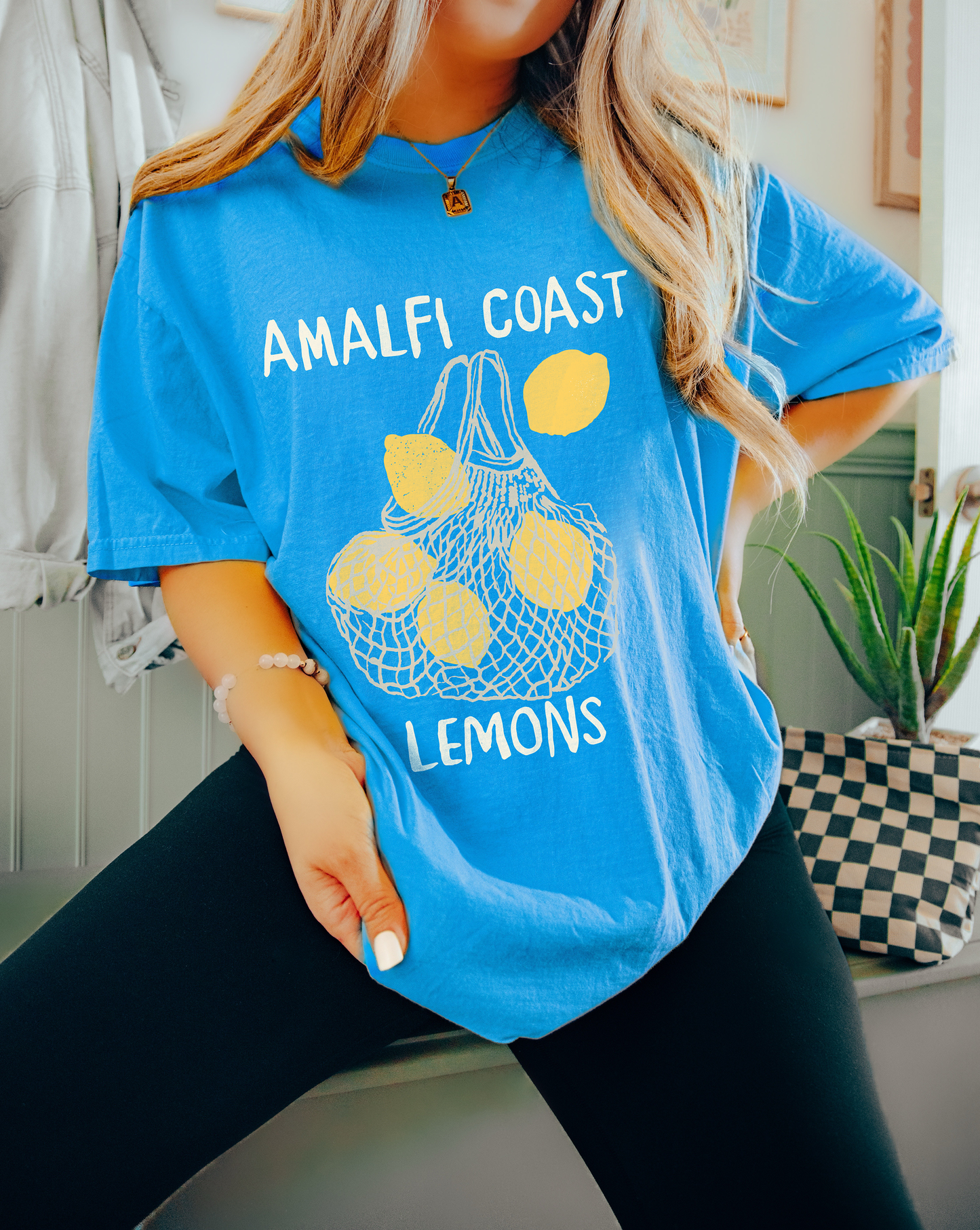 Amalfi Coast Lemons Oversized T-Shirt (Pre Order)