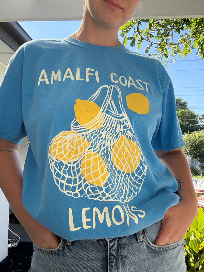 Amalfi Coast Lemons Oversized T-Shirt