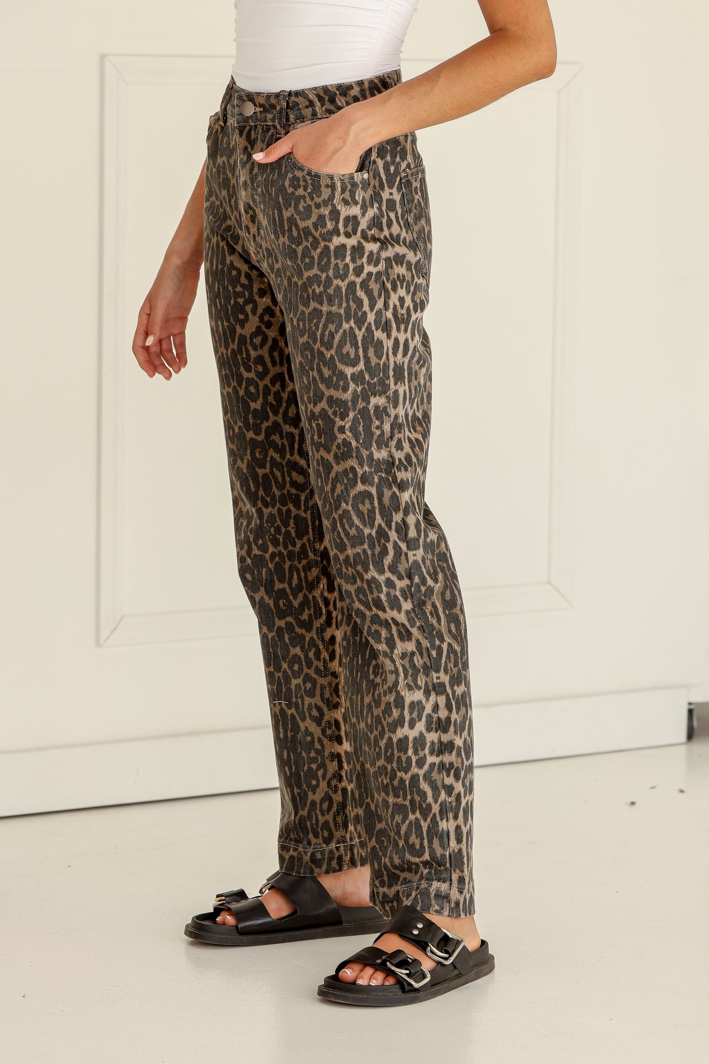 Leopard Jeans
