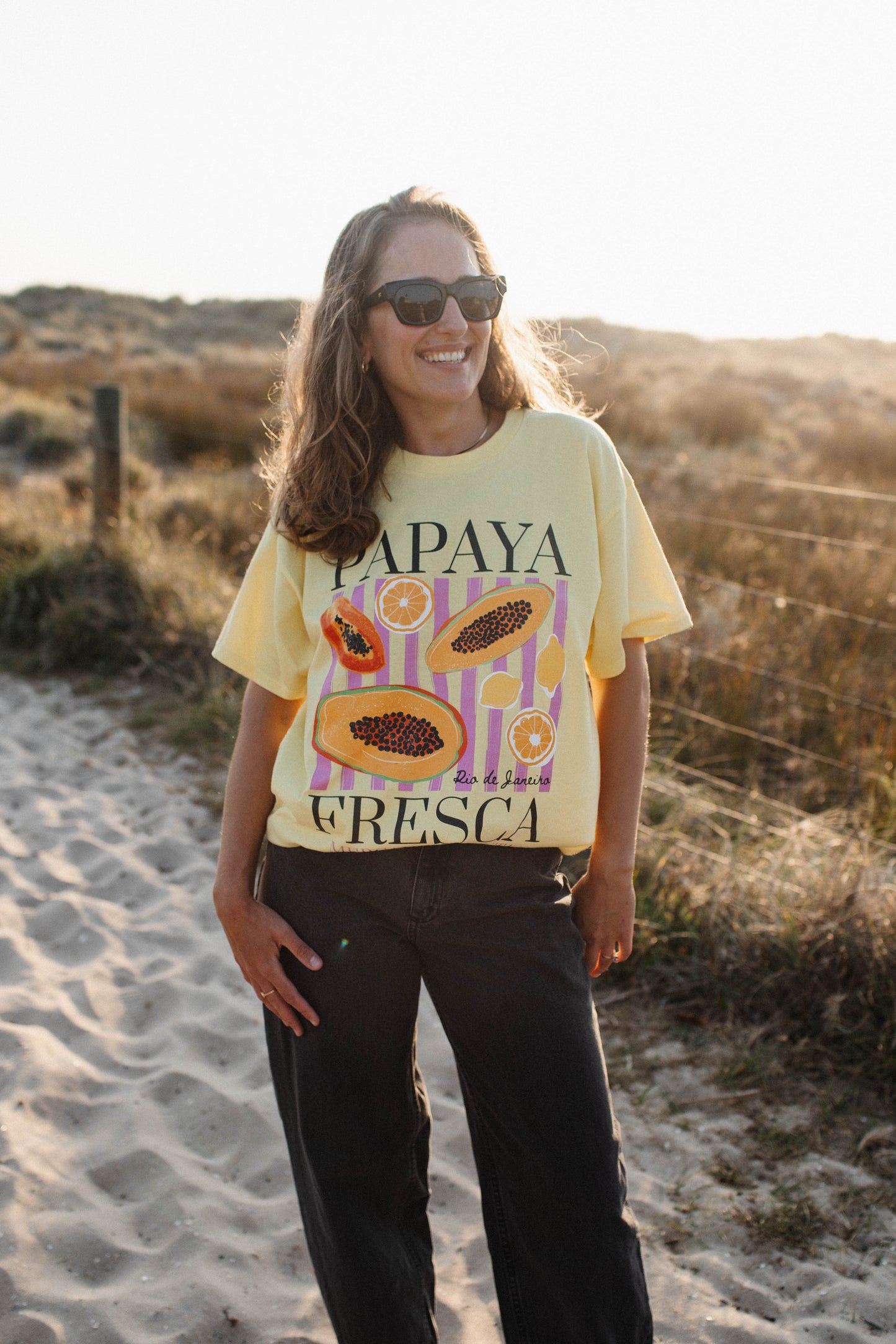 Papaya Fresca Oversized Tee (Pre Order)