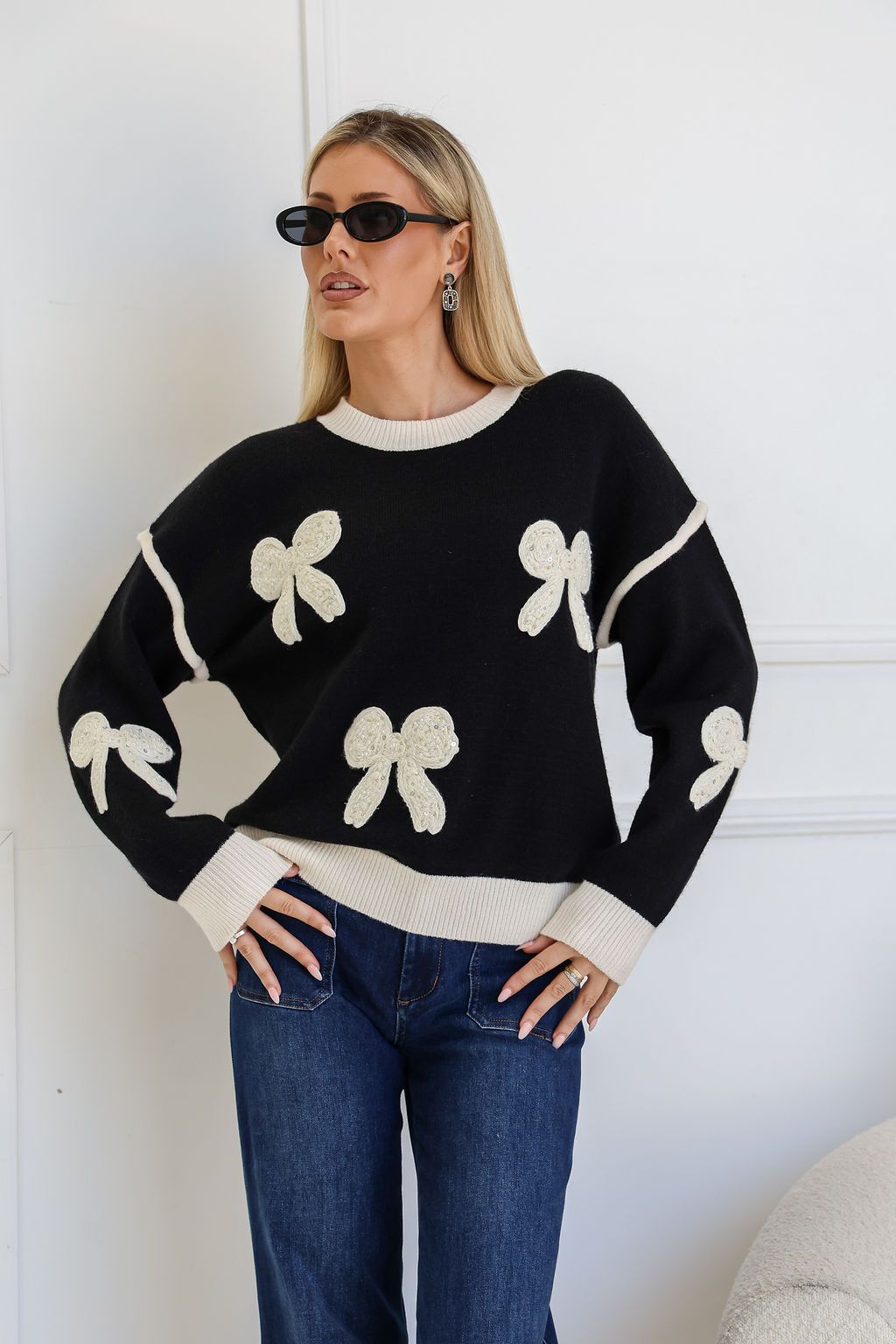 Bella Bow Knit